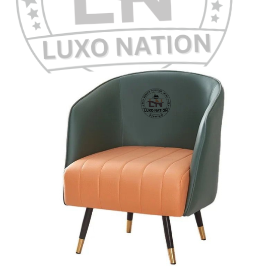 Luxo Nation Elegant Upholstered Accent Chairs - Style Meets Comfort